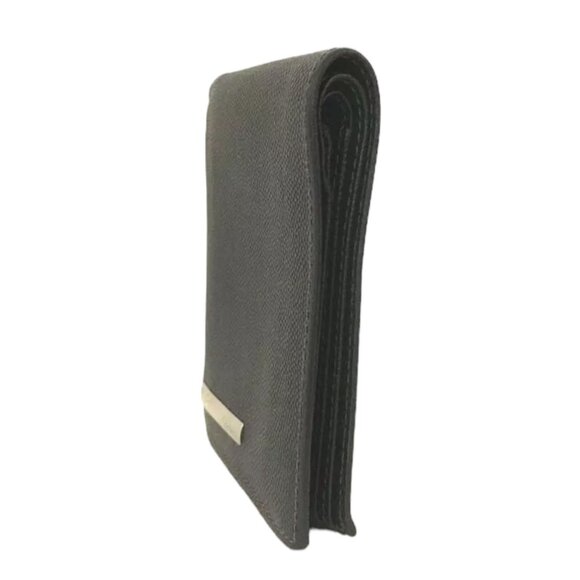 CARTIER: Black Leather & Logo  Wallet #010 - Picture 4 of 7